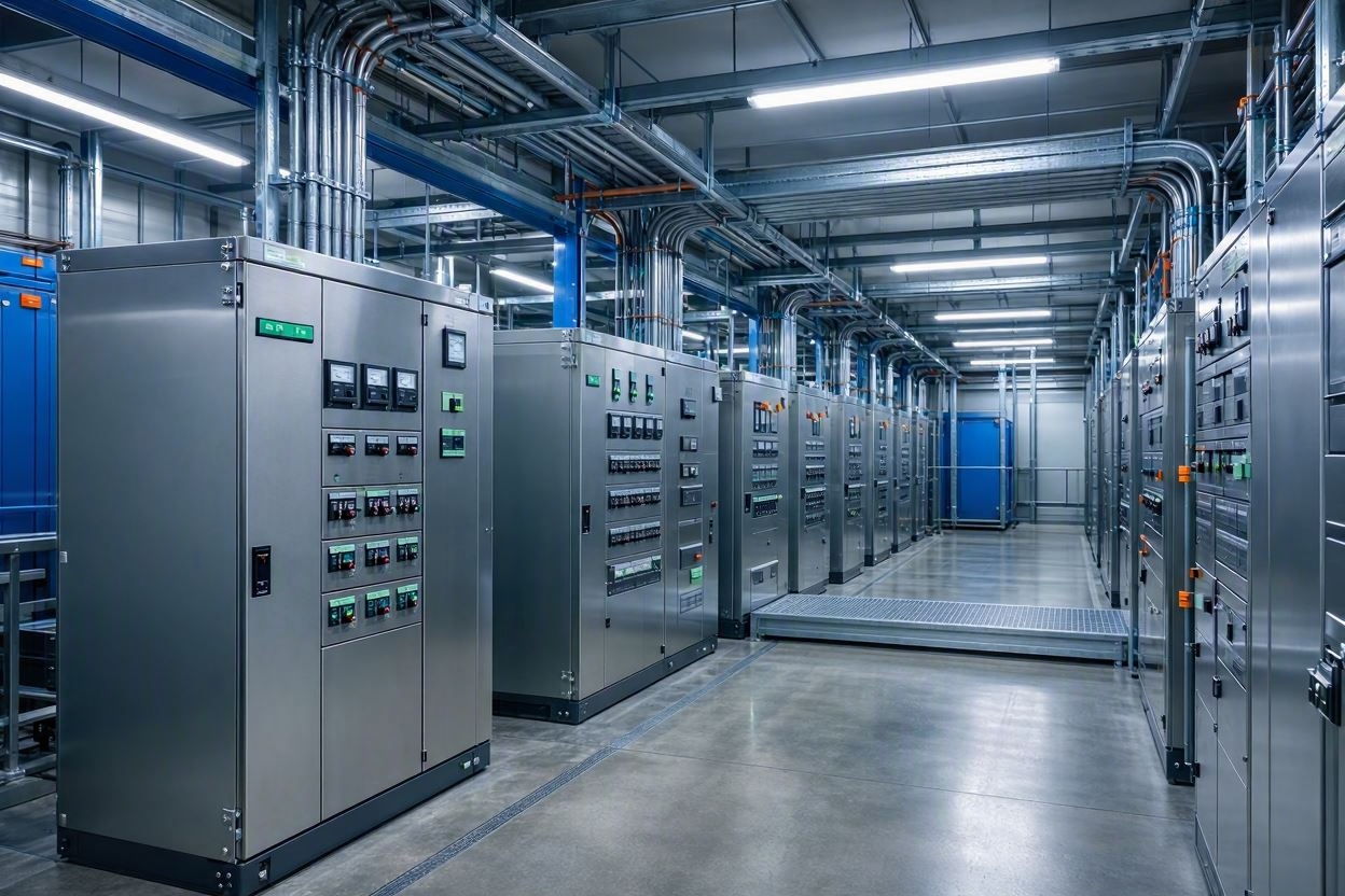 Impianto elettrico industriale STM