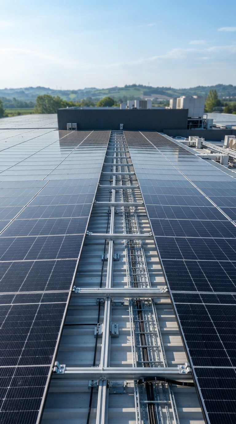 Impianto fotovoltaico industriale